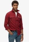 Superdry Flannel Workwear Shirt, Expedition Red