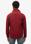 Superdry Flannel Workwear Shirt, Expedition Red