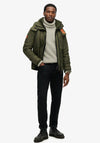 Superdry Hooded Mountain Windbreaker Jacket, Army Khaki