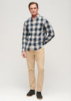 Superdry Lumberjack Check Shirt, Cedar Navy