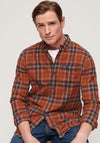 Superdry Lumberjack Check Shirt, Drayton Orange