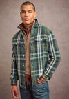 Superdry Merchant Heavy Checked Overshirt, Green