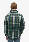 Superdry Merchant Heavy Checked Overshirt, Green