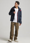 Superdry Mountain Windcheater Jacket, Nordic Chrome Navy