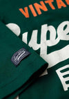 Superdry Vintage Logo Heritage T-Shirt, Pine Green