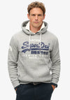 Superdry Vintage Logo Hoodie, Grey Marl