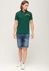 Superdry Vintage Superstate Polo Shirt, Erin Green