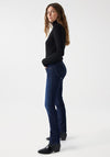 Salsa Secret Push In Slim Leg Jeans, Dark Blue