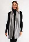 Serafina Collection Knit Scarf, Grey