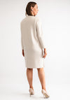 Serafina Collection High Neck Jumper Dress, Cream