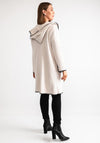 Serafina Collection Scallop Trim Knit Cardigan, Cream