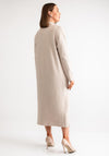 Serafina Collection Longline Open Front Cardigan, Cream