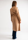 Serafina Collection One Size Belted Coat, Camel