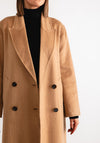 Serafina Collection Long Wool Coat, Camel