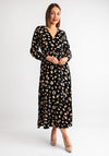 Serafina Collection Leopard Print Maxi Dress, Black