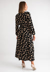 Serafina Collection Leopard Print Maxi Dress, Black