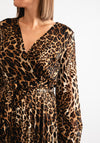 Serafina Collection Leopard Print Dress, Brown