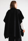 Serafina Collection One Size Cape Coat, Black