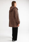 Serafina Collection One Size Monogram Coat, Brown