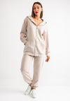 Serafina Collection Hoodie and Jogger Co Ord, Beige