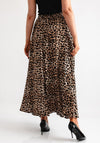 Serafina Collection Leopard Print Maxi Skirt, Brown