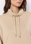 Soyaconcept Banu Drawstring Neckline Sweatshirt, Sand