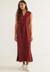 Street One Draw String Maxi Dress, Terracotta