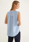 Street One Striped Sleeveless Top, Blue & White