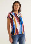 Street One Wave Print Top, Terracotta Multi