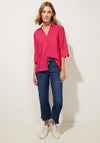 Street One Collar Neck Structured Shirt, Coral Blossom