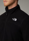 The North Face Men’s 100 Glacier Full Zip Fleece, Black