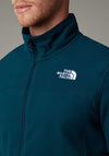 The North Face Men’s 100 Glacier Full Zip Fleece, Petrol Blue