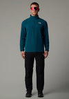 The North Face Men’s 100 Glacier Quarter Zip Fleece, Petrol Blue