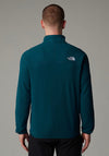 The North Face Men’s 100 Glacier Quarter Zip Fleece, Petrol Blue