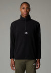 The North Face Men’s Glacier Quarter Zip Fleece, Black