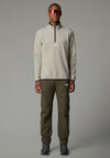 The North Face Men’s Glacier Quarter Zip Fleece, Clay Grey