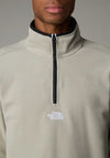 The North Face Men’s Glacier Quarter Zip Fleece, Clay Grey