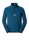 The North Face Men’s Glacier Quarter Zip Fleece, Mallard Blue