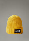 The North Face Logo Box Cuff Beanie, Summit Gold