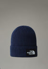 The North Face Logo Box Cuff Beanie, Summit Navy