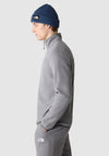 The North Face Men’s 100 Glacier Quarter Zip Fleece, Medium Grey Heather