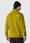 The North Face Men’s 100 Glacier Quarter Zip Fleece, Sulphur Moss