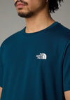 The North Face Men’s Simple Dome T-Shirt, Petrol Blue