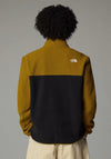 The North Face Men’s Yumiori Quarter Zip Fleece, Moss Green & Black