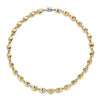 Ti Sento Coffee Bean Link Chain Necklace, Gold & Silver