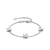 Ti Sento CZ Cross Bracelet, Silver