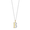 Ti Sento Initial Pendant Necklace, Silver & Gold