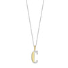 Ti Sento Initial Pendant Necklace, Silver & Gold