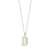 Ti Sento Initial Pendant Necklace, Silver & Gold