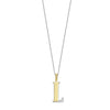 Ti Sento Initial Pendant Necklace, Silver & Gold